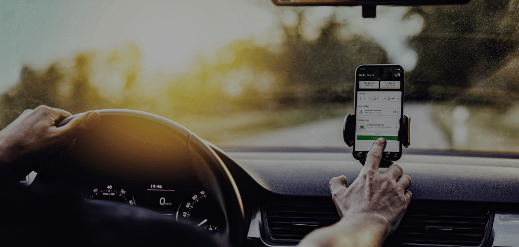 drive yello app in use